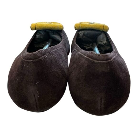 HOGAN Women's Italy Brown Suede Leather Moccasin Pumps 39 9 - Picture 5 of 8